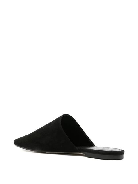 Aeyde Rega suede mules - Black
