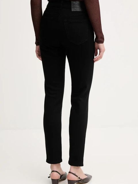 Sisley jeansy damskie kolor czarny 47KZLE044