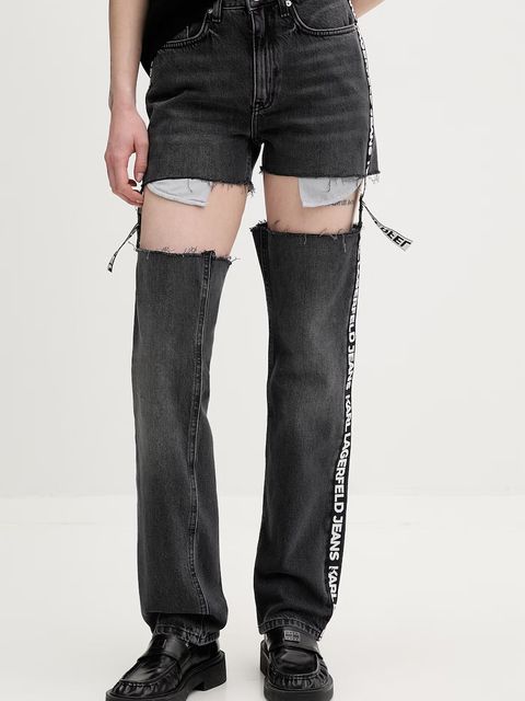 Karl Lagerfeld Jeans jeansy straight damskie - zdjęcie produktu nr 2