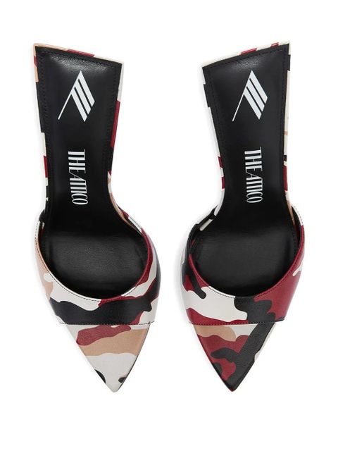 The Attico 95mm camouflage-print sandals - Neutrals - zdjęcie produktu nr 2