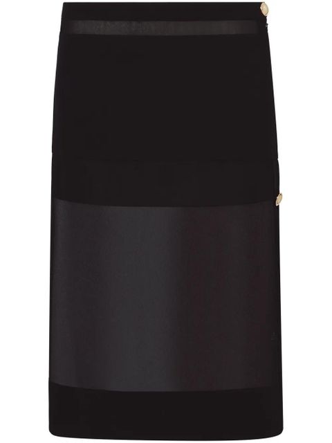 Proenza Schouler semi-sheer chiffon skirt - Black - zdjęcie produktu nr 1