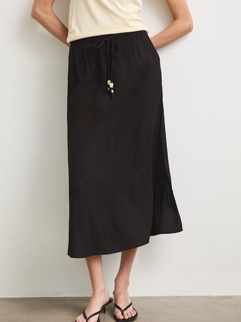 Medicine spódnica trapezowa z wiskozą - zdjęcie produktu nr 1