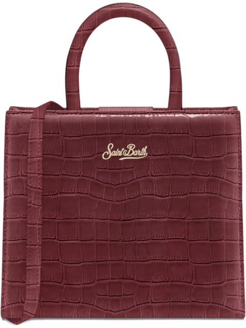 MC2 Saint Barth leather tote bag - Red - zdjęcie produktu nr 2