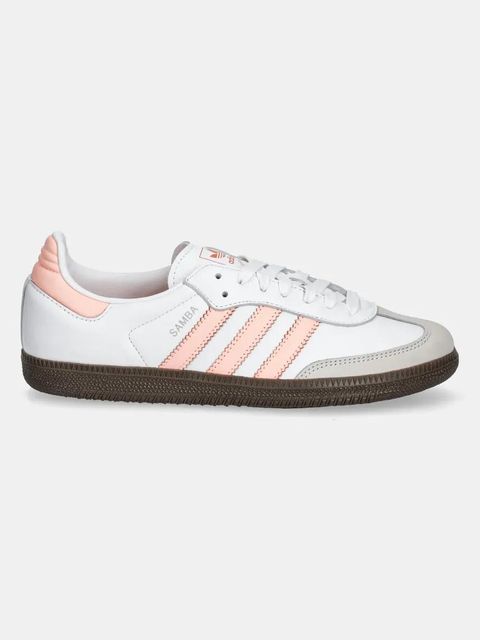 adidas Originals sneakersy skórzane Samba Og W damskie kolor biały JH5687 - zdjęcie produktu nr 2