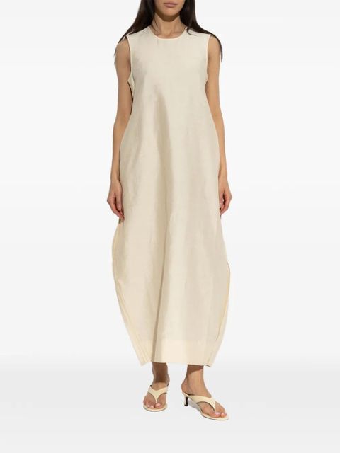 Róhe puffball sleeveless maxi dress - Neutrals