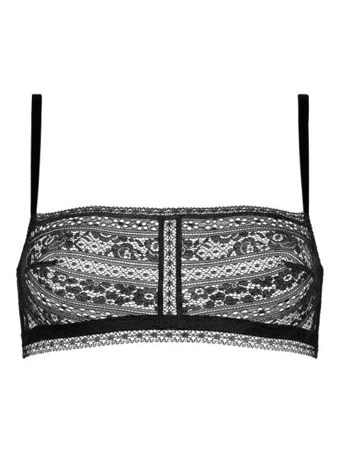 ERES Ruban crop-top bra - Black