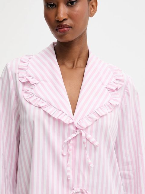 Answear.LAB koszula nocna damska kolor różowy