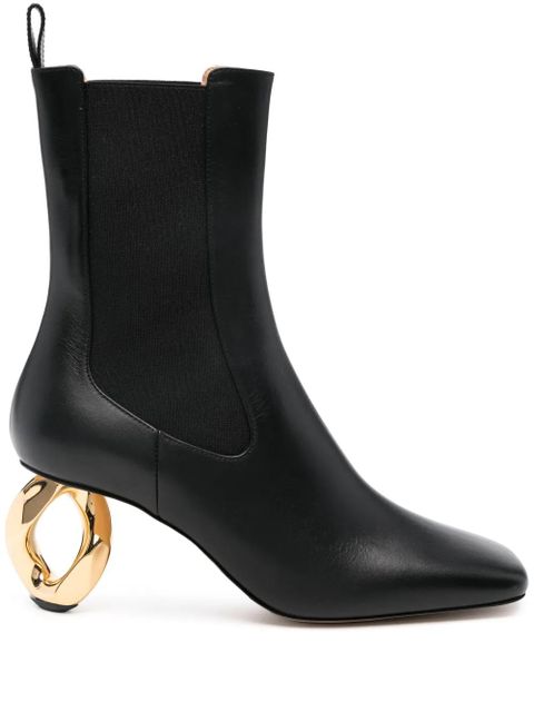 JW Anderson 65mm leather boots - Black - zdjęcie produktu nr 1