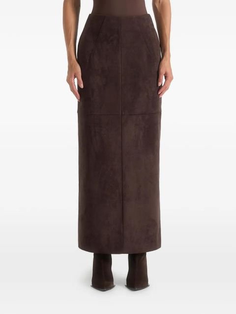 Manière De Voir Célie maxi skirt - Brown - zdjęcie produktu nr 1