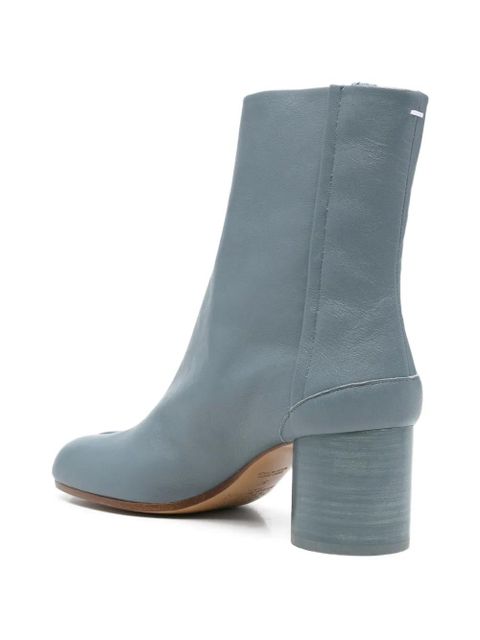 Maison Margiela Tabi leather ankle boots - Blue