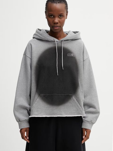 MM6 Maison Margiela bluza z kapturem damska bawełniana - zdjęcie produktu nr 1