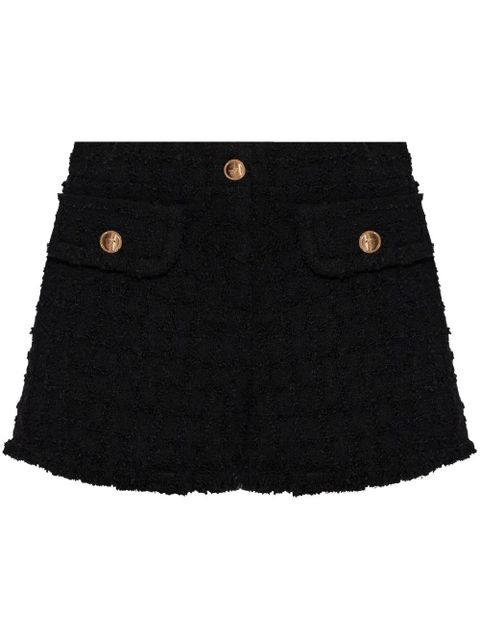 Versace Heritage tweed mini shorts - Black - zdjęcie produktu nr 1