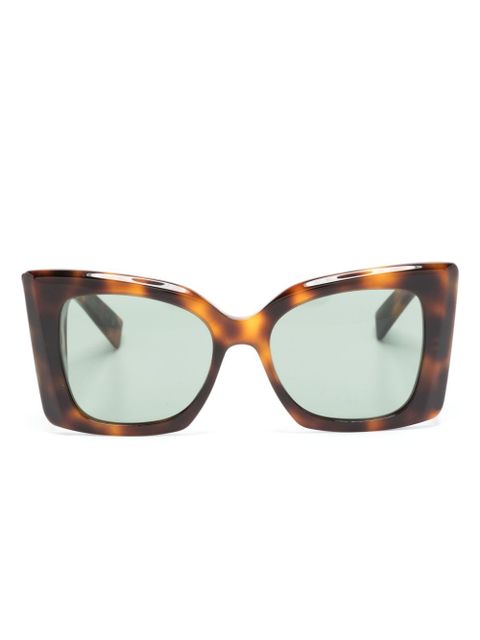 Saint Laurent Eyewear Blaze tortoiseshell-effect sunglasses - Brown - zdjęcie produktu nr 1