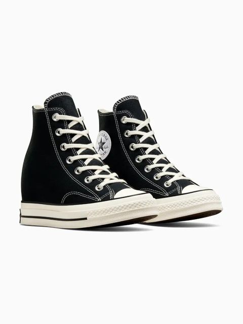 Converse trampki Chuck 70 Wedge damskie kolor czarny A12563C