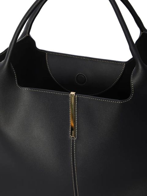 Tod's leather tote bag - Black - zdjęcie produktu nr 2