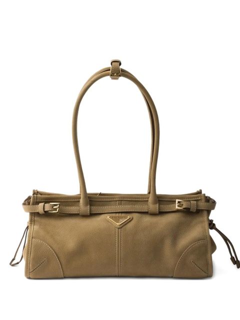 Prada medium Bonnie leather tote bag - Neutrals - zdjęcie produktu nr 1