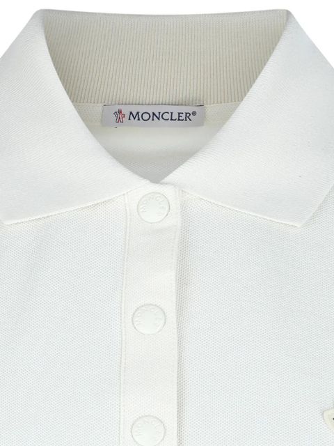Moncler button logo patch T-shirt - White