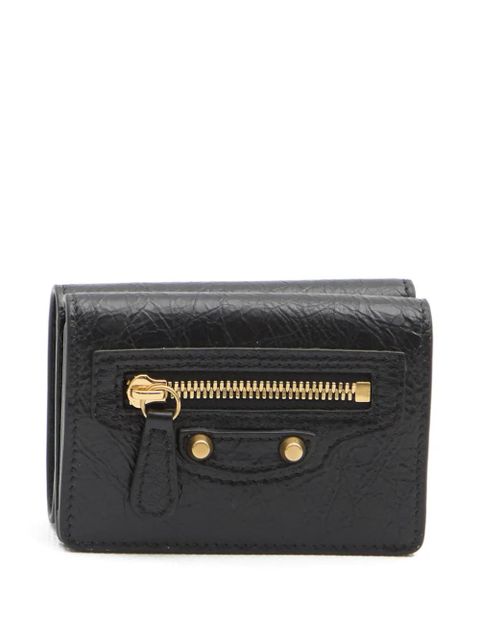 Balenciaga mini City zip wallet - Black