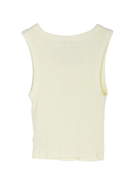 AGOLDE Poppy ribbed tank top - Yellow - zdjęcie produktu nr 2