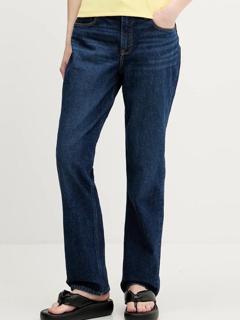 Abercrombie & Fitch jeansy damskie high waist KI155-4471 - zdjęcie produktu nr 1