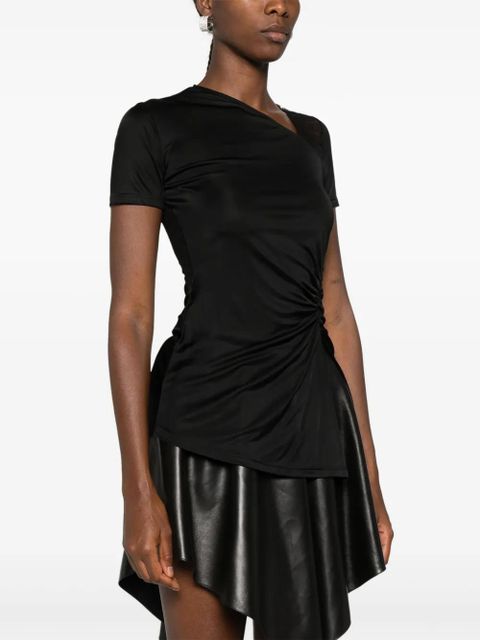 Givenchy 4G-lace draped top - Black