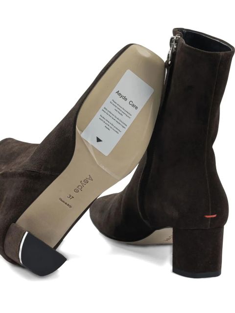 Aeyde 45mm Millie boots - Brown