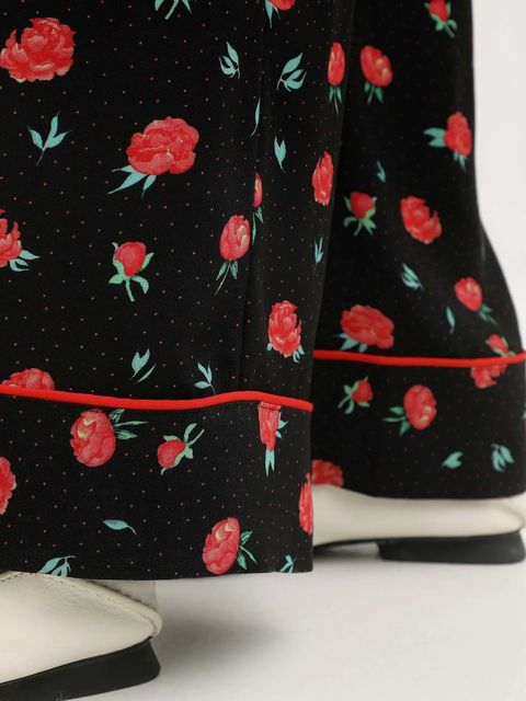 The Sleeper spodnie damskie kolor czarny szerokie high waist PSPT03F021N