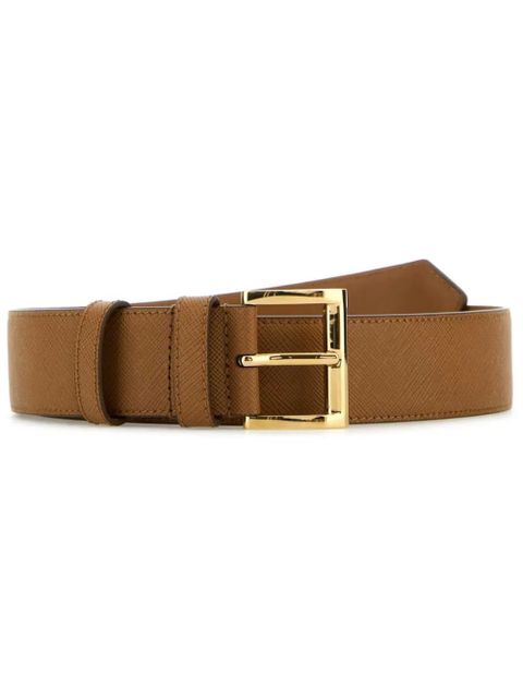 Prada Caramel leather belt - Neutrals - zdjęcie produktu nr 1