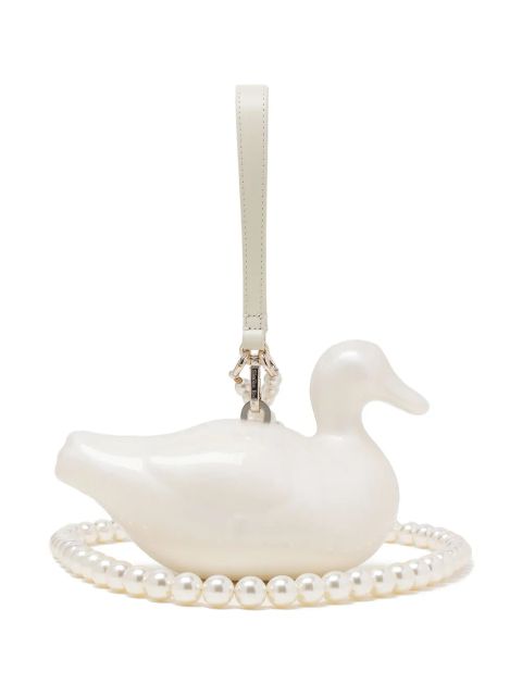 Simone Rocha Duck clutch bag - White