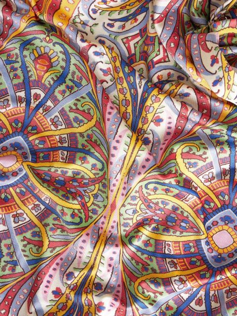 ETRO paisley-print V-neck midi dress - Neutrals