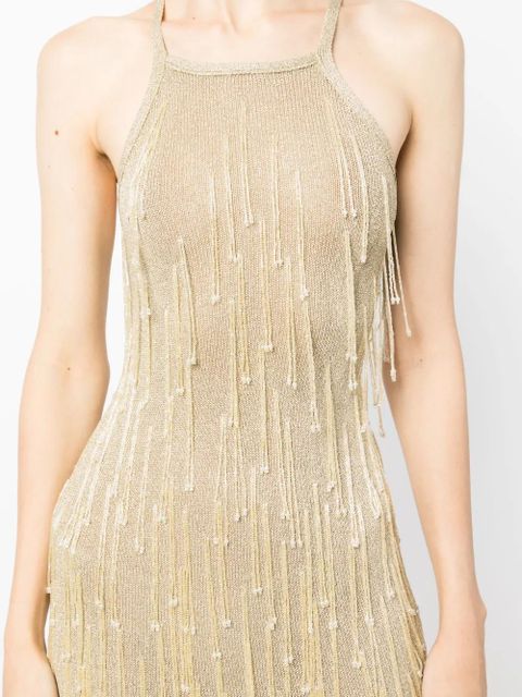 Cult Gaia Zion knitted dress - Gold