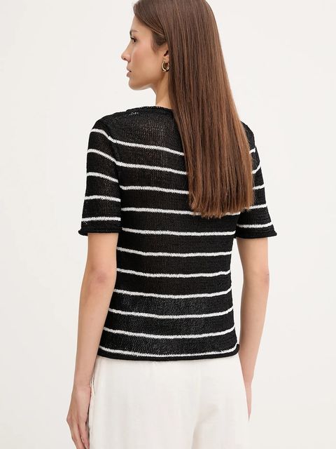 Tommy Hilfiger t-shirt damskie kolor czarny WW0WW46522