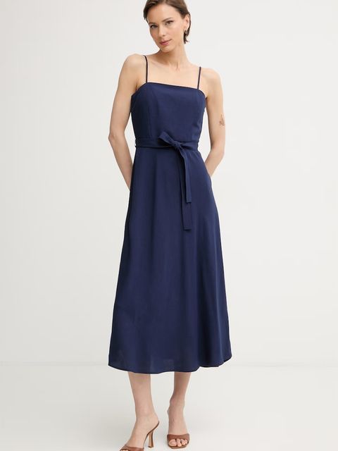 Marella sukienka letnia z lnem Emme by Marella - zdjęcie produktu nr 1