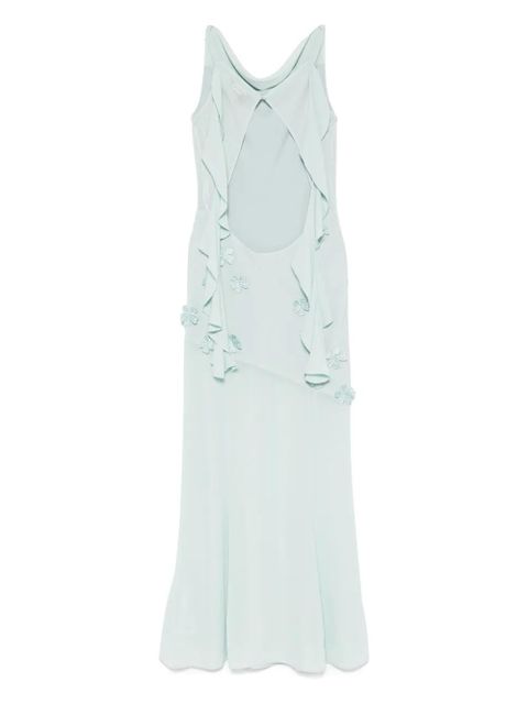 ROTATE BIRGER CHRISTENSEN Waterfall maxi dress - Blue - zdjęcie produktu nr 2