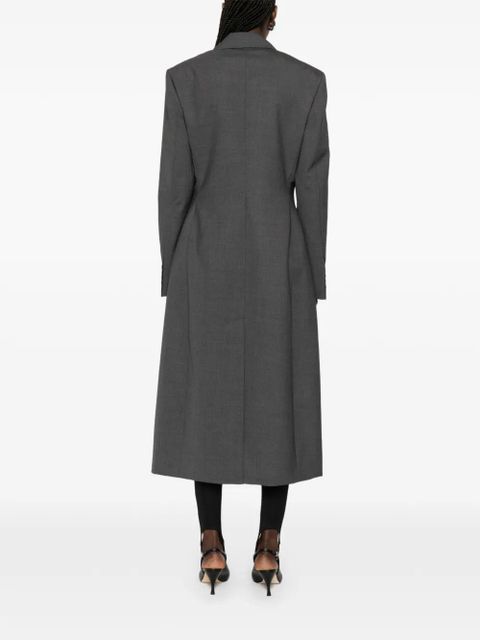 Róhe double-breasted blazer coat - Grey