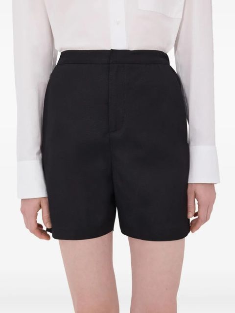 LouLou de Saison Ivan elasticated shorts - Black