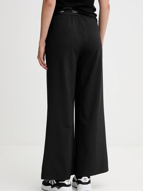 Calvin Klein Performance legginsy damskie kolor czarny gładkie LVGWF4P606