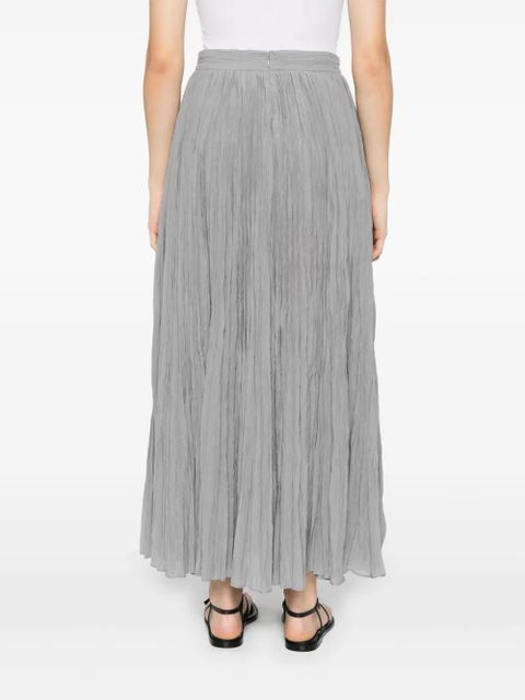 TOTEME crinkled plissé skirt - Grey - zdjęcie produktu nr 2