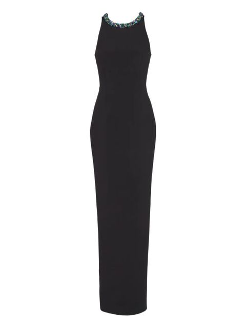 Balmain jewel-embellished velvet dress - Black - zdjęcie produktu nr 1