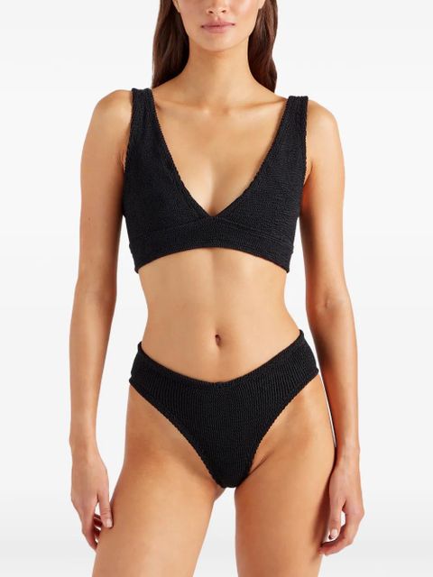 Hunza G Angel textured-finish bikini set - Black - zdjęcie produktu nr 2