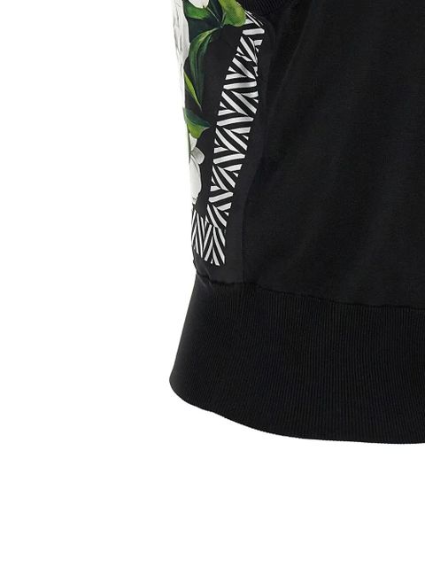 Dolce & Gabbana floral-print vest - Black - zdjęcie produktu nr 2