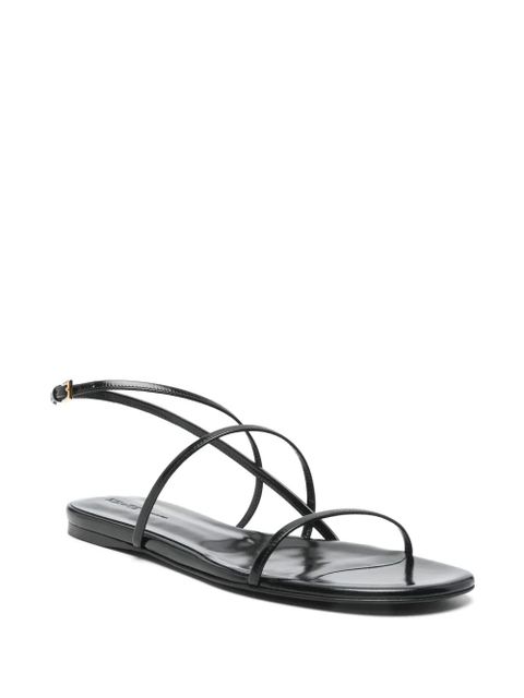 KHAITE Loop sandals - Black