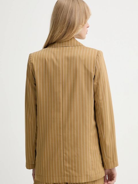 MAX&Co. marynarka kolor zielony jednorzędowa wzorzysta 2526046061200