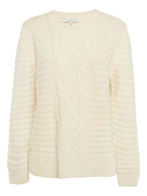 SANDRO merino wool sweater - Neutrals - zdjęcie produktu nr 1