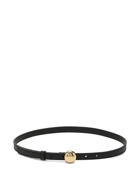 LOEWE leather logo belt - Black - zdjęcie produktu nr 1