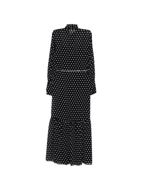 Michael Kors polka dot pussy-bow maxi dress - 048 - zdjęcie produktu nr 2