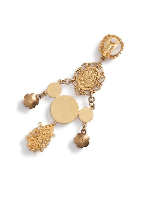 Dolce & Gabbana embellished pendant earrings - Gold