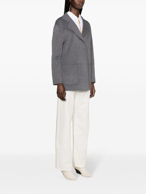 TOTEME notched-lapels mélange jacket - Grey