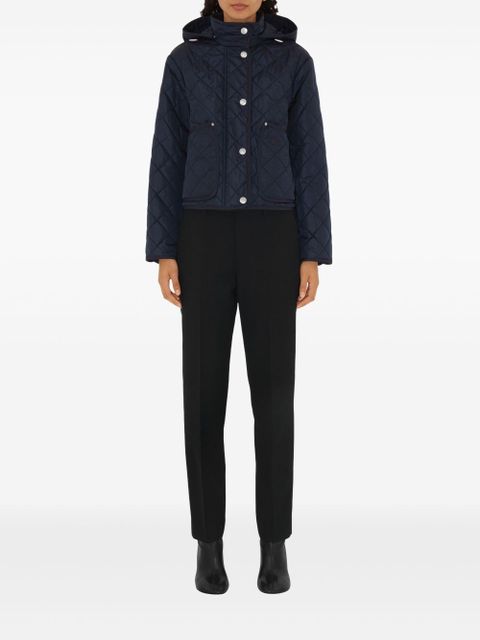Burberry cropped quilted jacket - Black
