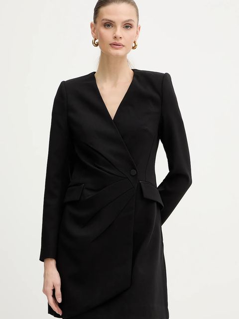 Morgan sukienka kolor czarny mini rozkloszowana RCLIF - zdjęcie produktu nr 1